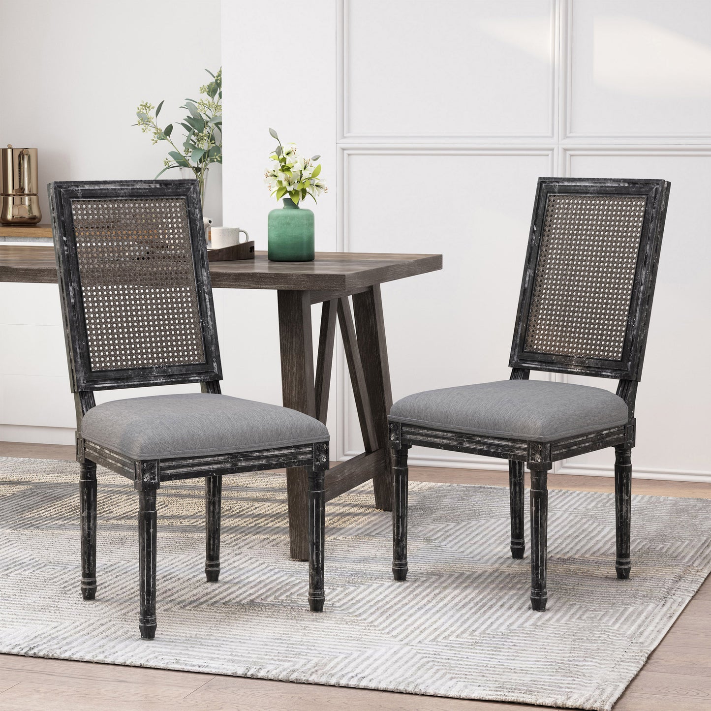 Vetra Dining Chair – Modern Armless Accent Seat for Dining or Lounge Spaces