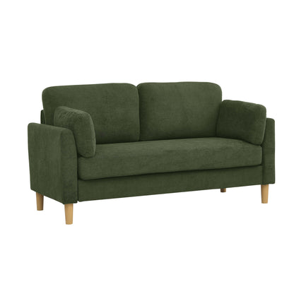 Duo Minimal Sofa – Contemporary 2-Seat Lounge with Streamlined Design