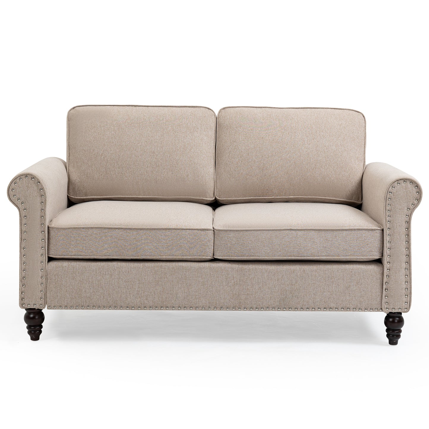 Lunovia™ 45' Tufted Loveseat – Mid-Century Style 2-Seater Sofa with Retro Flair