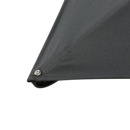 Solair 10' Offset Umbrella – Square Hanging Cantilever Shade with 360° Rotation & Tilt (Gray) - JUSTLIVE NESTJUSTLIVE NEST