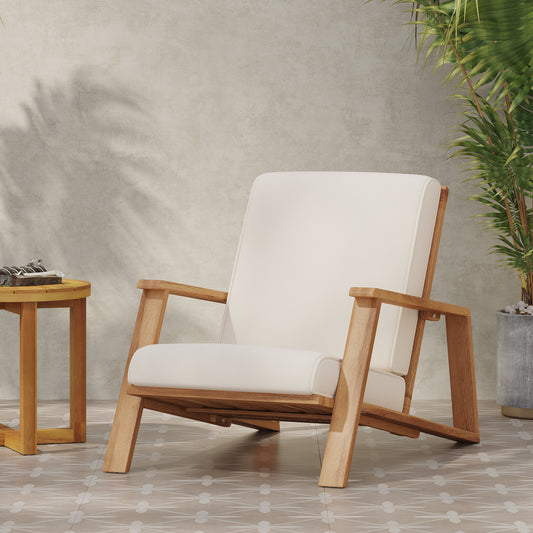 Palora Club Chair – Sculpted Comfort in Luxe Neutral Fabric