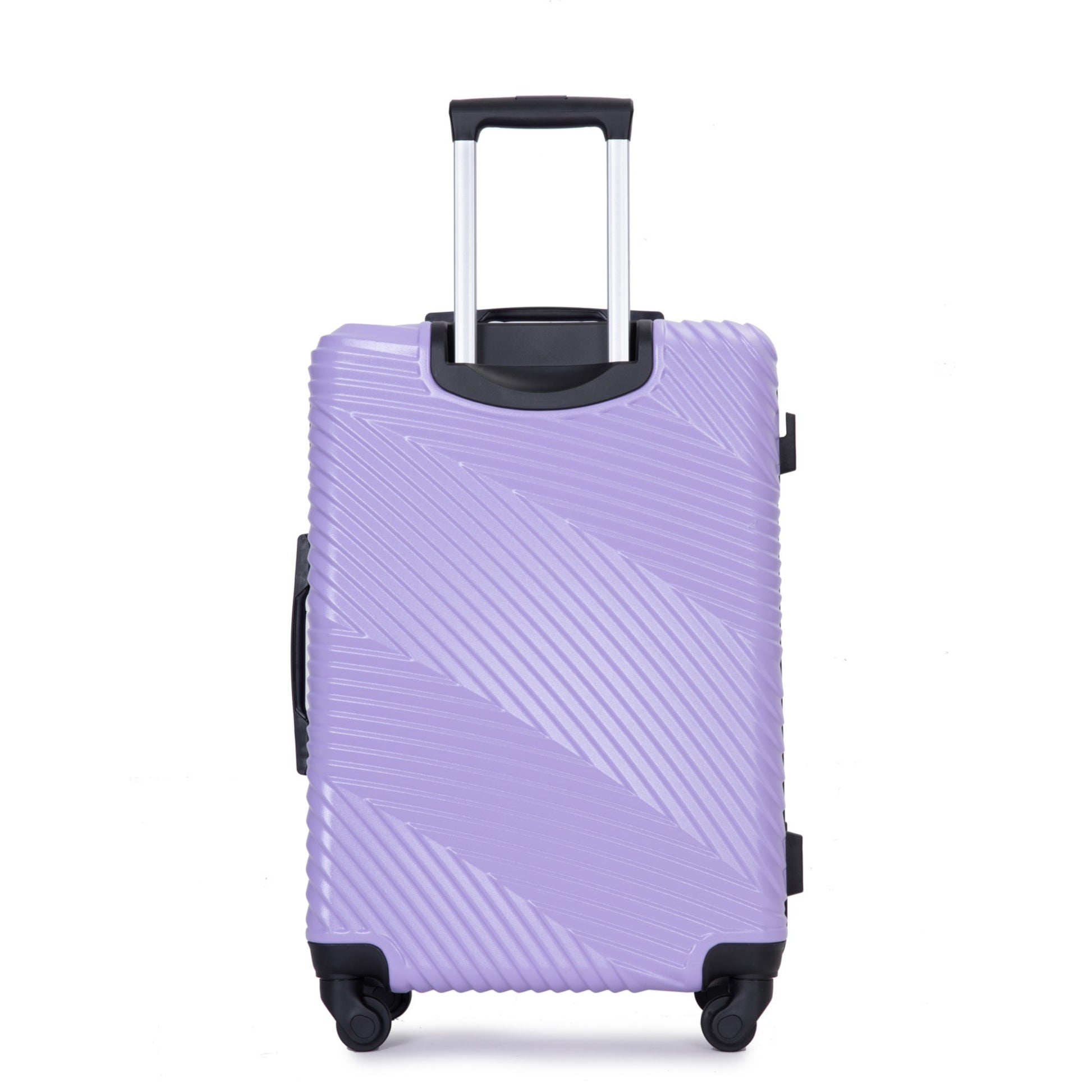 Jetera 3 - Piece Luggage Set – Light Purple PC+ABS Suitcases with Spinner Wheels & Travel Hooks (20/24/28") - JUSTLIVE NESTJUSTLIVE NEST