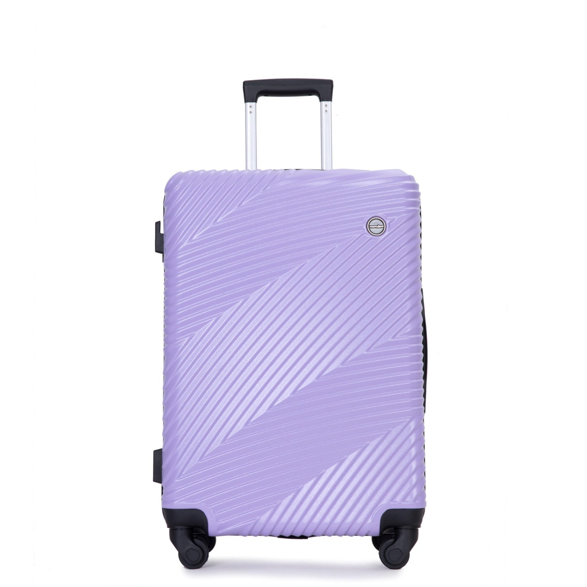 Jetera 3 - Piece Luggage Set – Light Purple PC+ABS Suitcases with Spinner Wheels & Travel Hooks (20/24/28") - JUSTLIVE NESTJUSTLIVE NEST