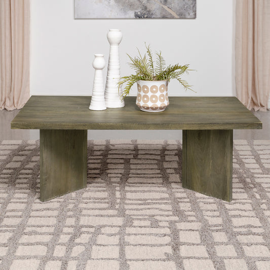 Donovan Coffee Table – Mangobrick Rectangular in Richgrain Wood