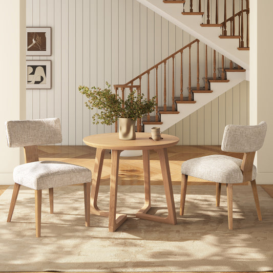 Delyra Chairs (2pc) – Travelle Chenille, Splitback Form