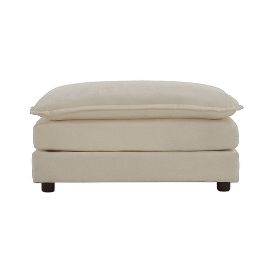 Solvia Ottoman – Sandweave Chenille, ModuFit Design