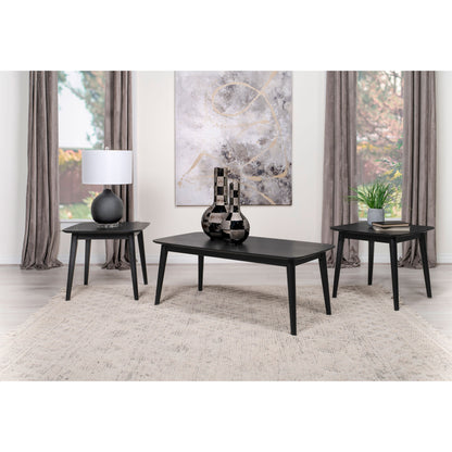 Bivens Coffee Table Set – 3-Piece BlackFrame with NestStyle Layout