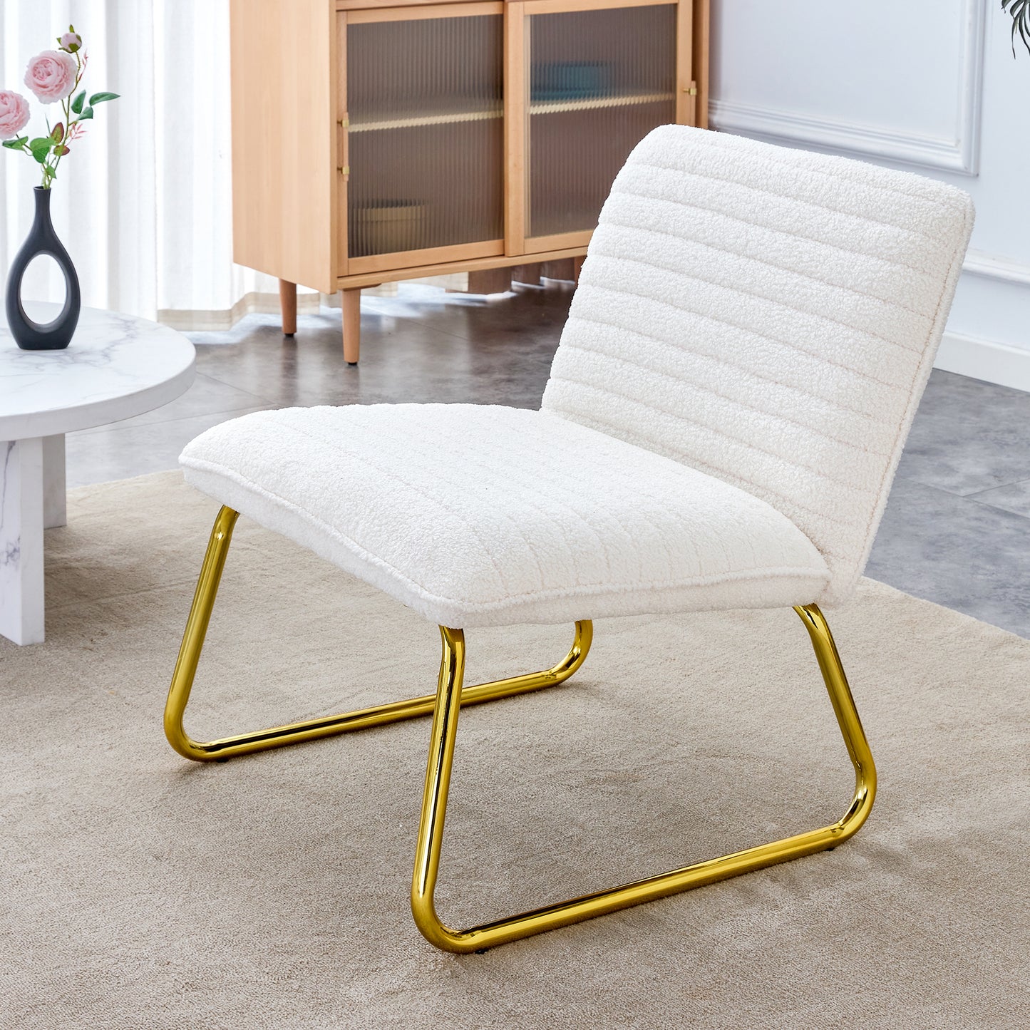 Alvessi Chair – Snowplush Cushioning, Auragild Legs, Armless Modform Design