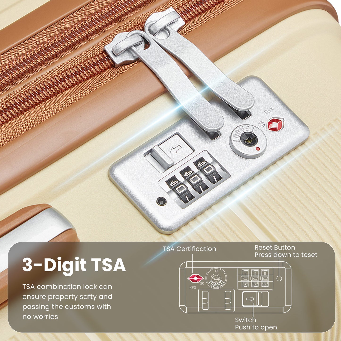 Jetera 4 - Piece PP Luggage Set – Lightweight Expandable Suitcases in Polypropylene with Spinner Wheels (14/20/24/28") - JUSTLIVE NESTJUSTLIVE NEST