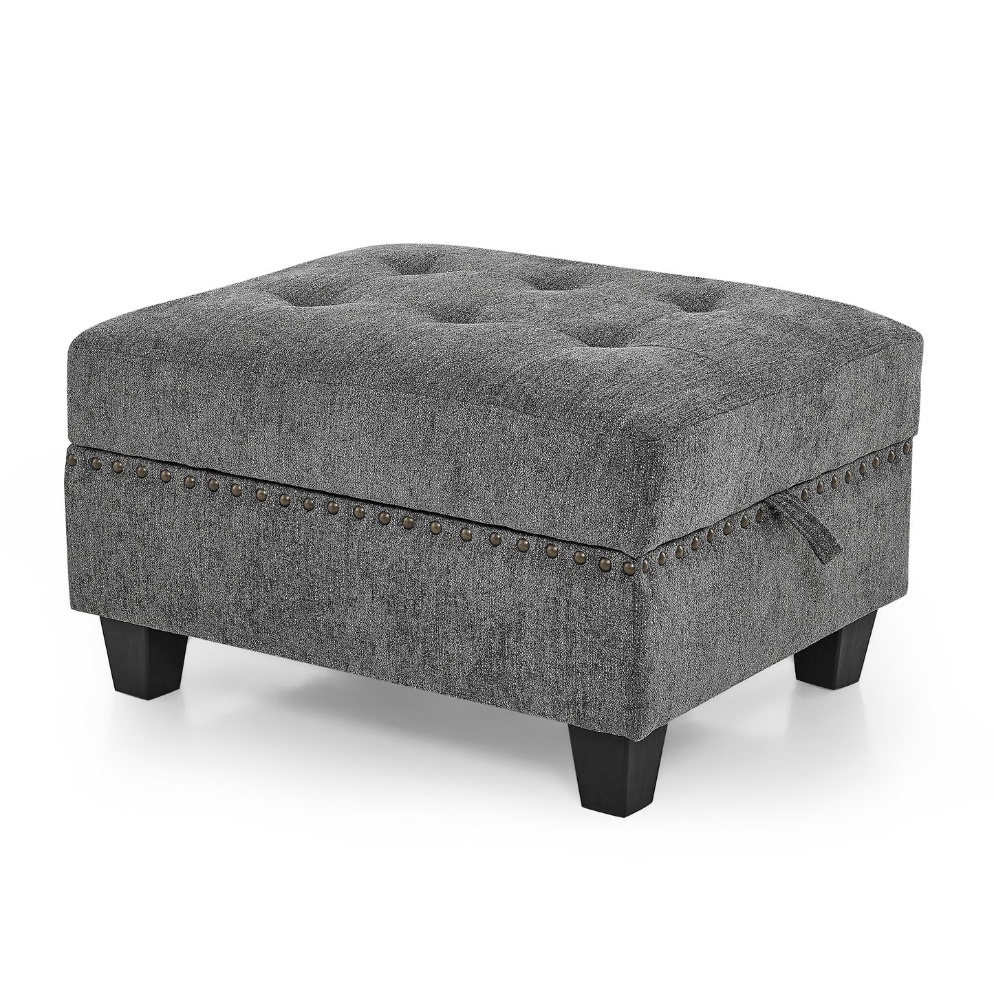 Moduvo Ottoman – Stormweave Chenille, LinkNest Edition