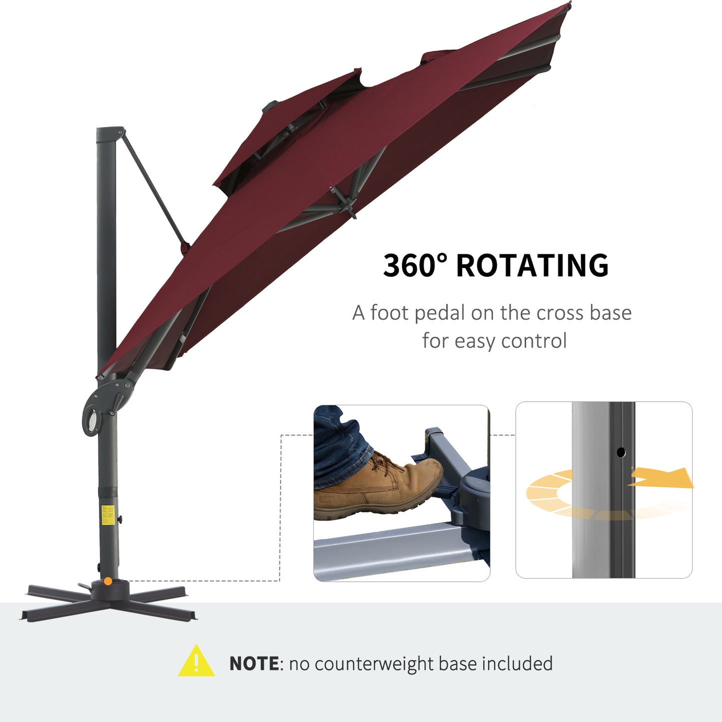 Valano 11x16' Retractable Pergola – Folding Courtyard Canopy with Khaki Weather Shield - JUSTLIVE NESTJUSTLIVE NEST