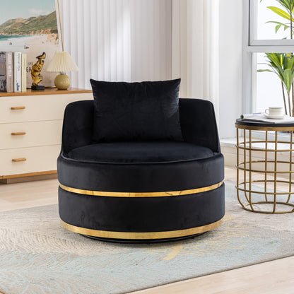 Volmera Chair – Onyxvel Velvet, Orbituxe Swivel Base, Cloudcore Cushioning
