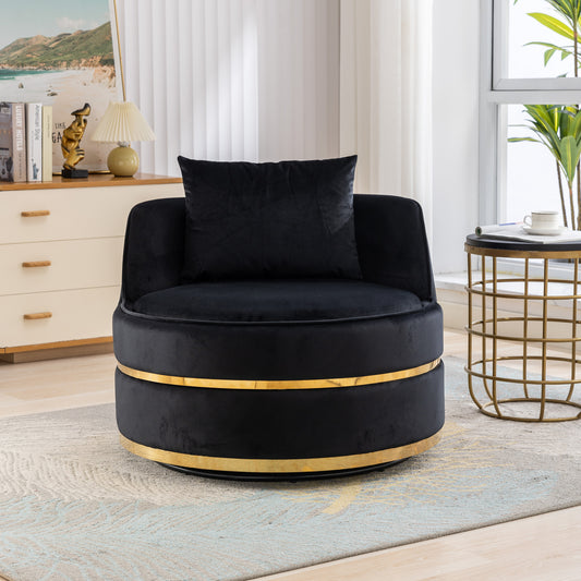 Volmera Chair – Onyxvel Velvet, Orbituxe Swivel Base, Cloudcore Cushioning