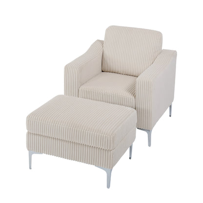 Belvedere Convertible Lounge – Modular Beige Sofa with Storage Ottoman