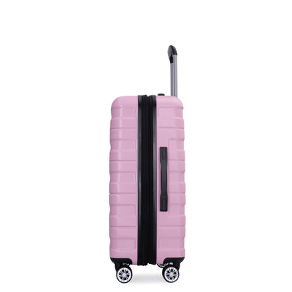Jetera 3 - Piece Luggage Set – Pink PC Expandable Suitcases with Double Spinner Wheels & TSA Lock - JUSTLIVE NESTJUSTLIVE NEST