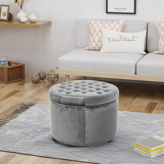 Tova Ottoman – Neutral Minimal Seat Block
