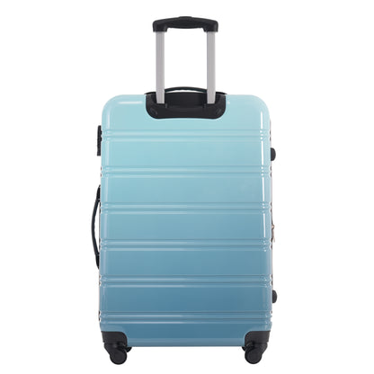 Jetera 3 - Piece Gradient Luggage Set – Expandable Hardshell Suitcases in Blue Fade with Spinner Wheels & TSA Lock (20/24/28") - JUSTLIVE NESTJUSTLIVE NEST