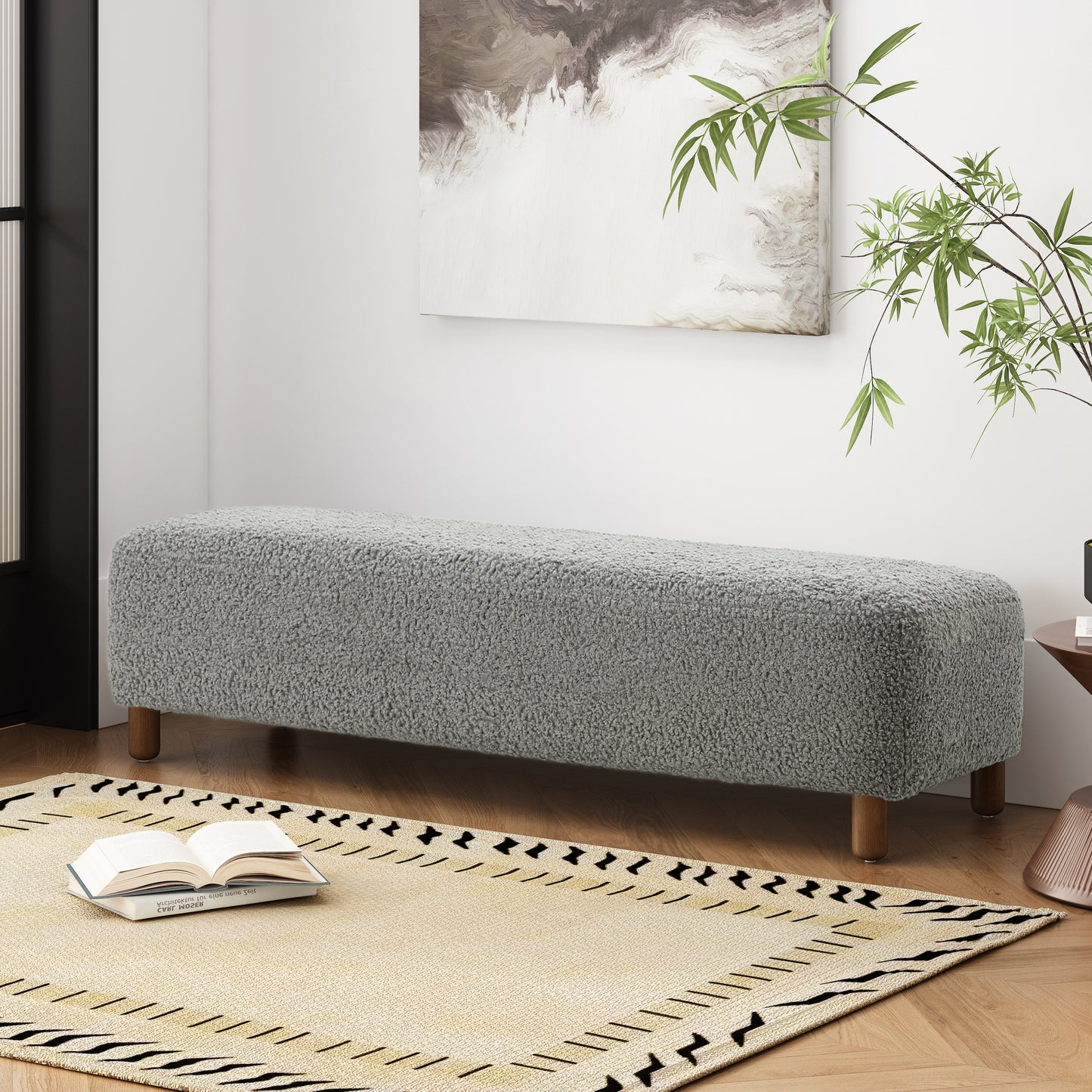 Tova Ottoman – Soft Gray Everyday Comfort Seat