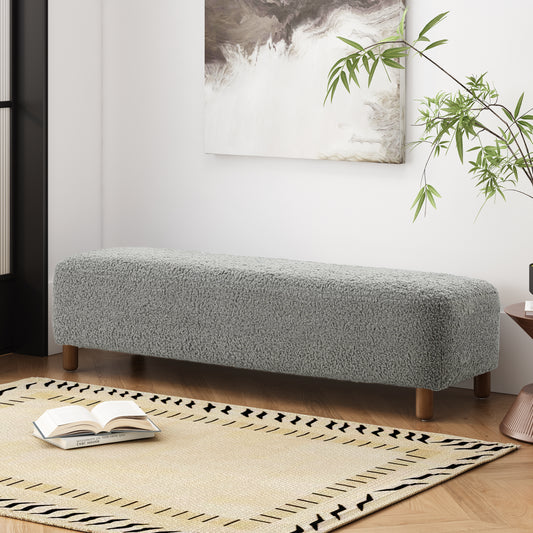 Tova Ottoman – Soft Gray Everyday Comfort Seat