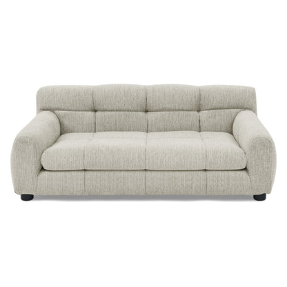 Kova Plush Pet Sofa – Beige Rectangular Dog Couch with Backrest & Side Arms for Small/Medium Breeds - JUSTLIVE NESTJUSTLIVE NEST