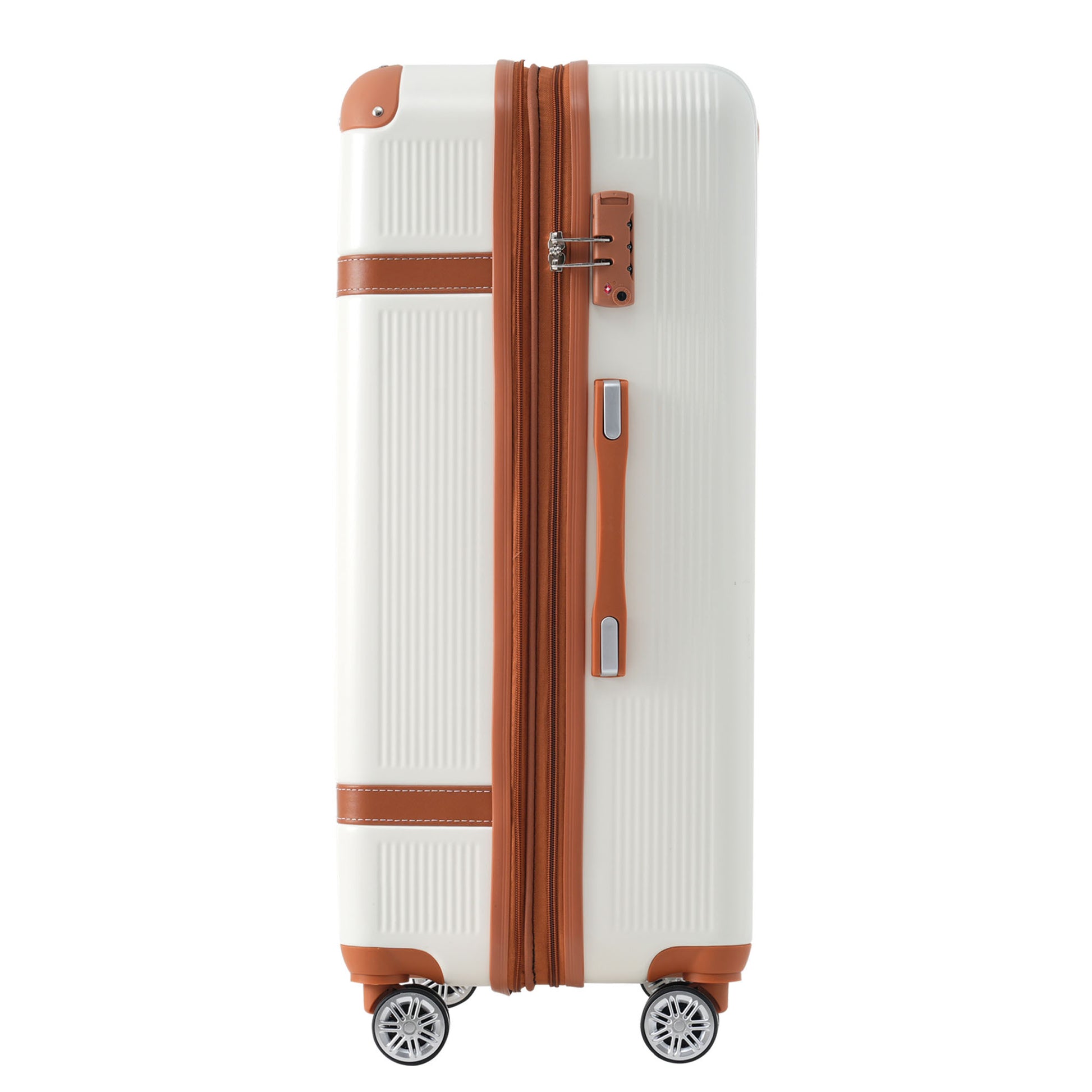 Jetera 3 - Piece Hardshell Luggage Set – Lightweight Double Spinner Suitcases with TSA Lock (20/24/28") - JUSTLIVE NESTJUSTLIVE NEST