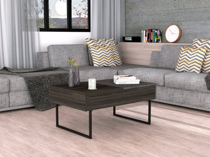 Henswick Lift Coffee Table – DualRise Top in Ashblack Oak
