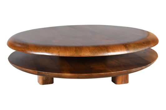 Novo Round Table – Floating Top Minimal Design for Living Spaces