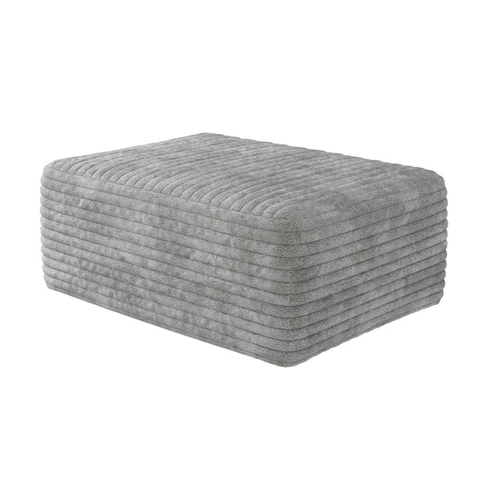 Nolvar Ottoman – Stormgray Finish, SoftNest Form