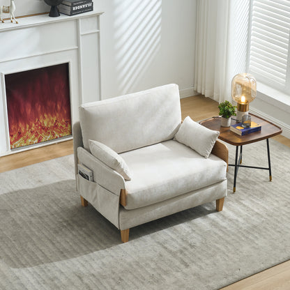 Lumora Lounger – TriFold Silhouette, Cloudnest Padding, PillowTrio Comfort Set