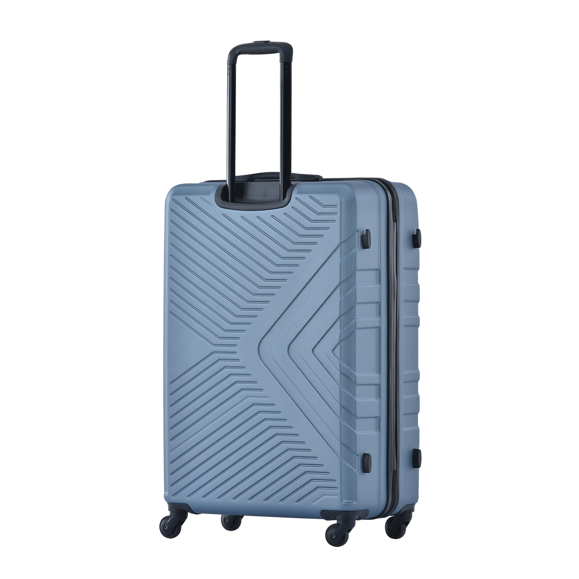 Jetera 3 - Piece ABS Luggage Set – Blue Spinner Suitcases with Lightweight Hard Shell & TSA Lock (20/24/28") - JUSTLIVE NESTJUSTLIVE NEST