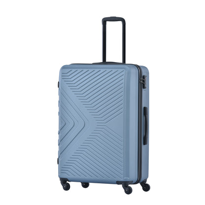 Jetera 3 - Piece ABS Luggage Set – Blue Spinner Suitcases with Lightweight Hard Shell & TSA Lock (20/24/28") - JUSTLIVE NESTJUSTLIVE NEST