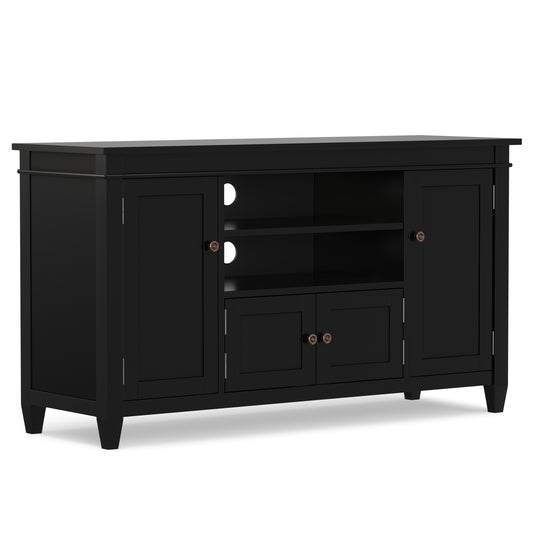 Carlvon Media Console – Classic Wood TV Stand with Storage Surface