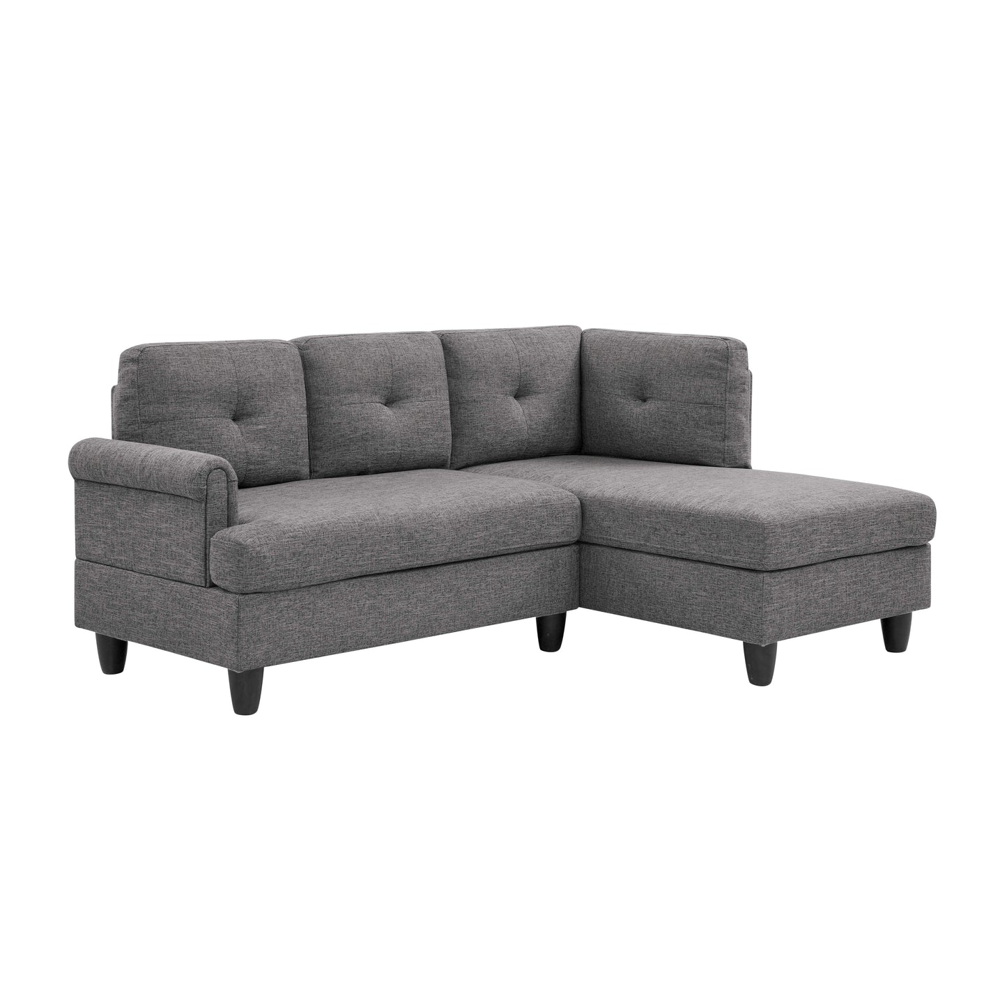 2-Piece Modular Lounge – Upholstered Sectional Sofa for Cozy Living Spaces