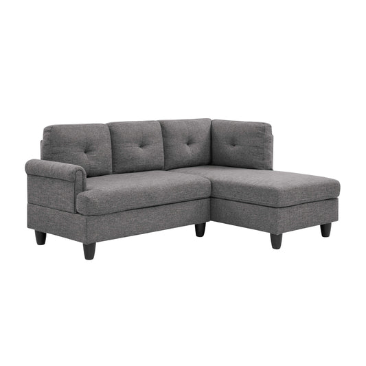 2-Piece Modular Lounge – Upholstered Sectional Sofa for Cozy Living Spaces
