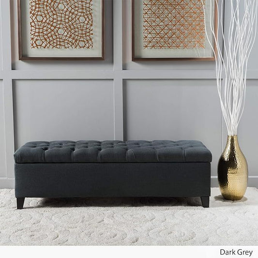 Glouster Bench – Storage Cube V2 in Deep Charcoal
