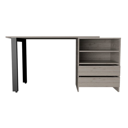 Cusco Writing Desk – 120cm Office Table in Light Gray