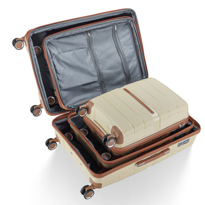 Jetera 4 - Piece PP Luggage Set – Lightweight Expandable Suitcases in Polypropylene with Spinner Wheels (14/20/24/28") - JUSTLIVE NESTJUSTLIVE NEST