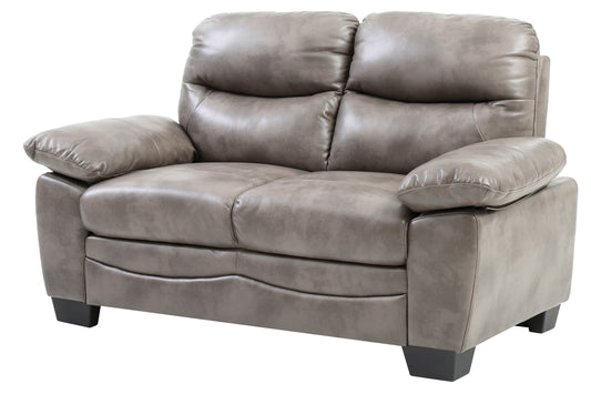 Martora™ Gray Loveseat – Sleek Upholstered 2-Seater for Contemporary Interiors