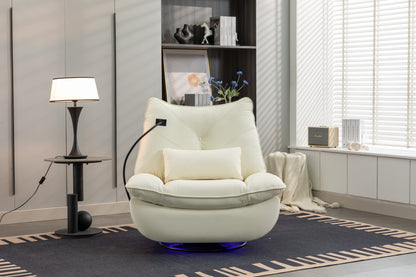 Aureon Atmos Recliner – 270° Swivel Rocker with USB Charger and Ambient Light (Duplicate confirmed)