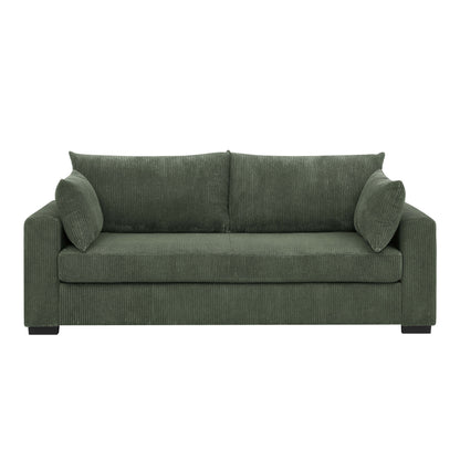Shoreline Comfort Sofa – 79' Wide Corduroy 3-Seat Lounge with Relaxed Styling