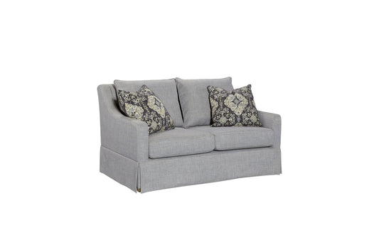 Revello™ Skirted Loveseat – Reversible Cushion 2-Seater with Coordinated Accent Pillows
