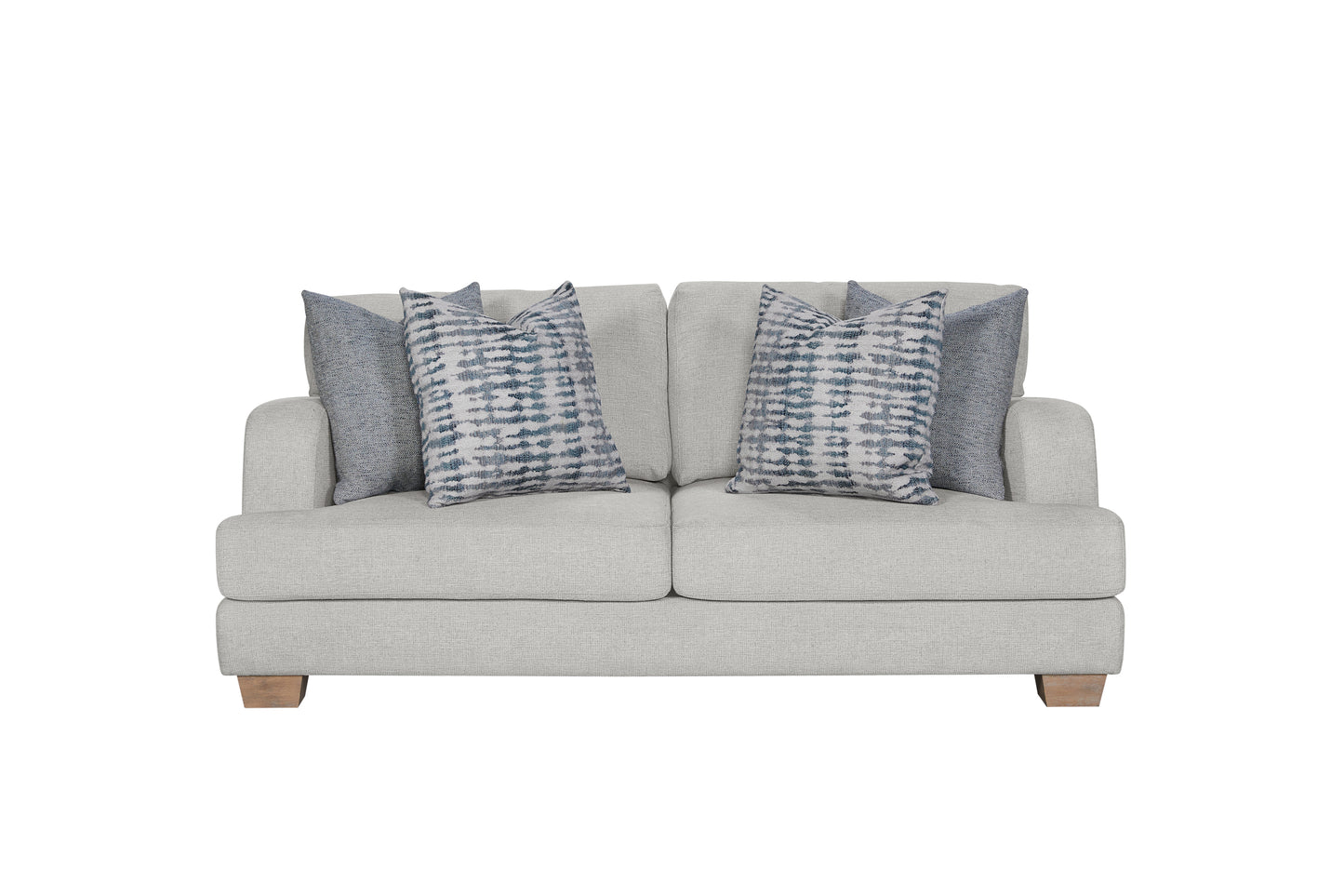 Birch Retreat Loveseat – Warm Neutral 2-Seater with 4 Soft Down Cushions