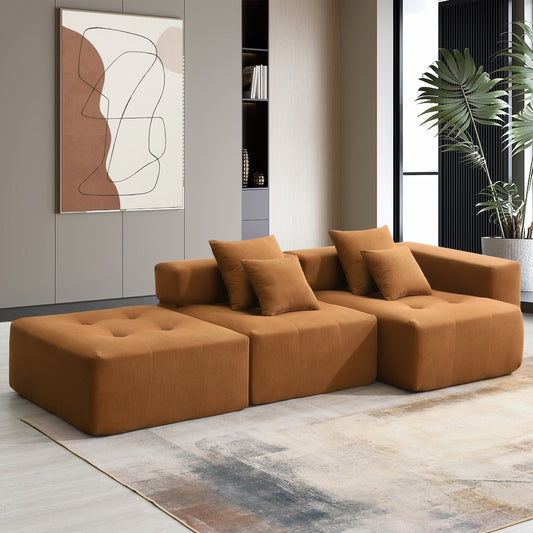 105' Luxe Lounge – Deep Plush Comfort Set with Flexible Layout