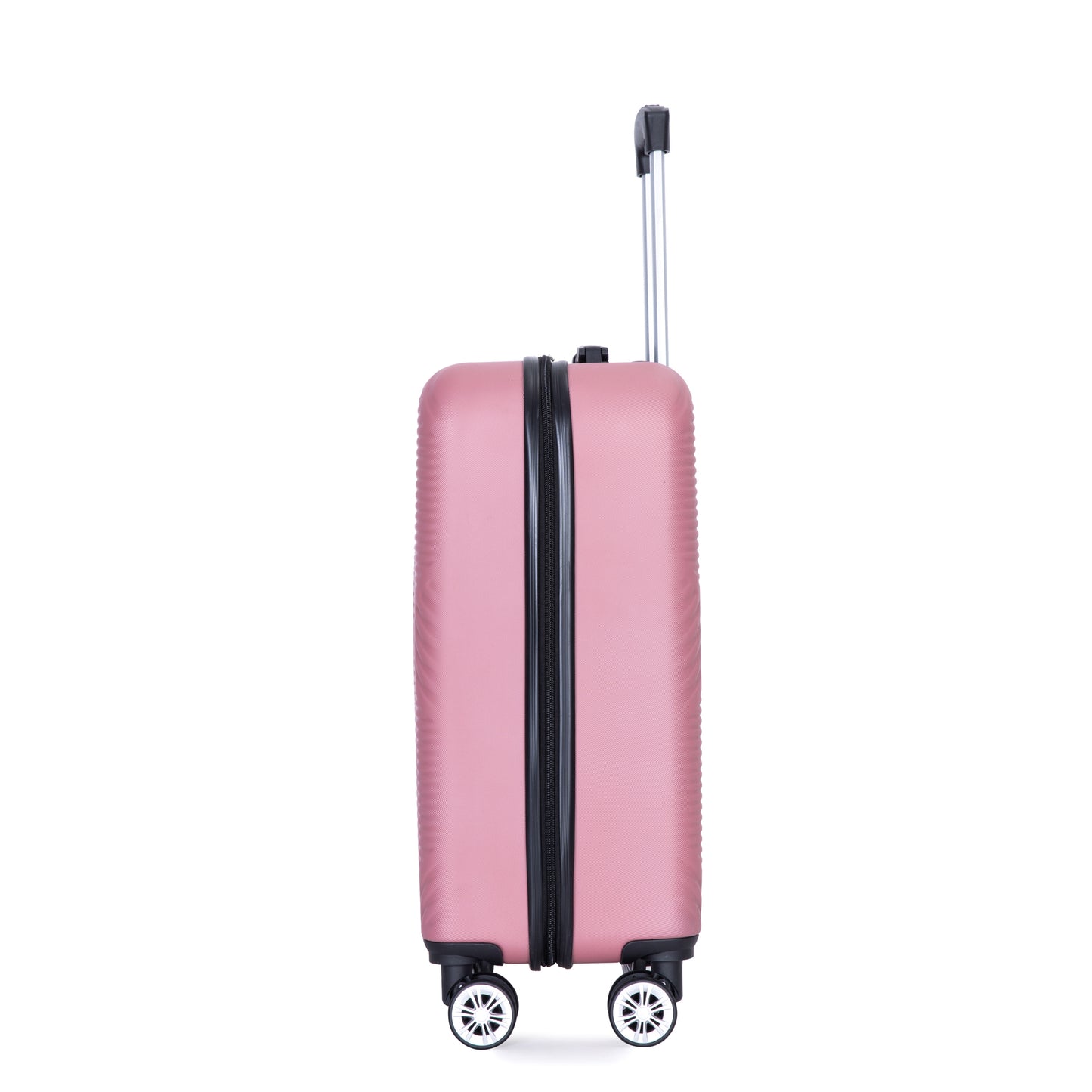 Jetera 4 - Piece ABS Luggage Set – Pink Lightweight Suitcases with Spinner Wheels & Makeup Box (14/20/24/28") - JUSTLIVE NESTJUSTLIVE NEST