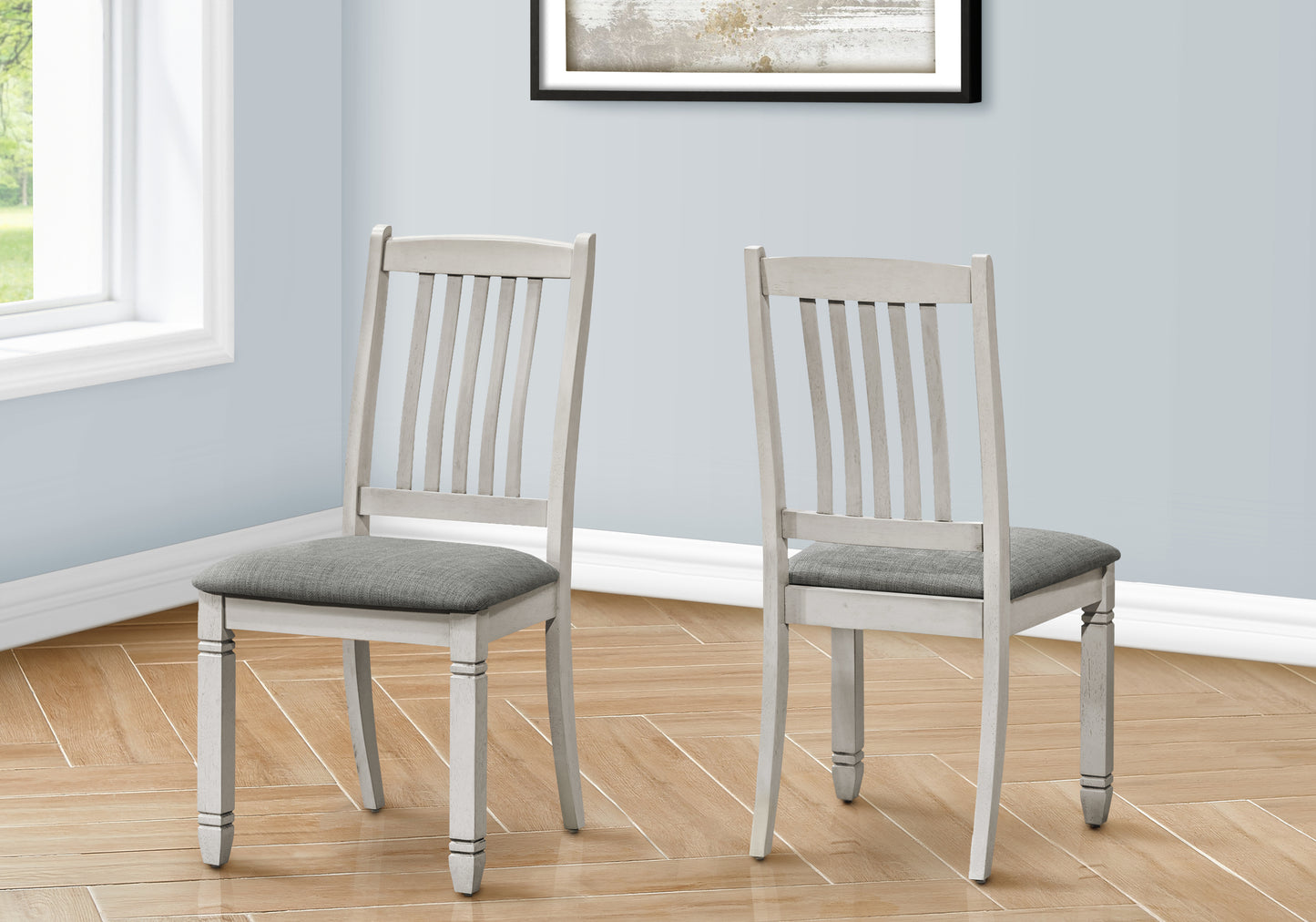 Grevane Chair Set – Stoneweave Fabric, Agedmist Frame, Tradimod Silhouette