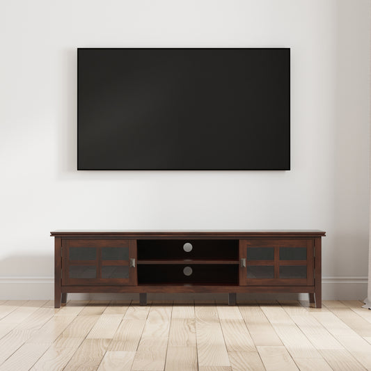 Artivin Console – 72" Low Profile Media Cabinet in Artisan Wood Finish