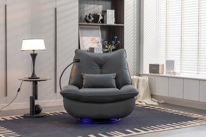 Aureon Power Glider – 270° Swivel Recliner with USB Port and Ambient Lamp Features