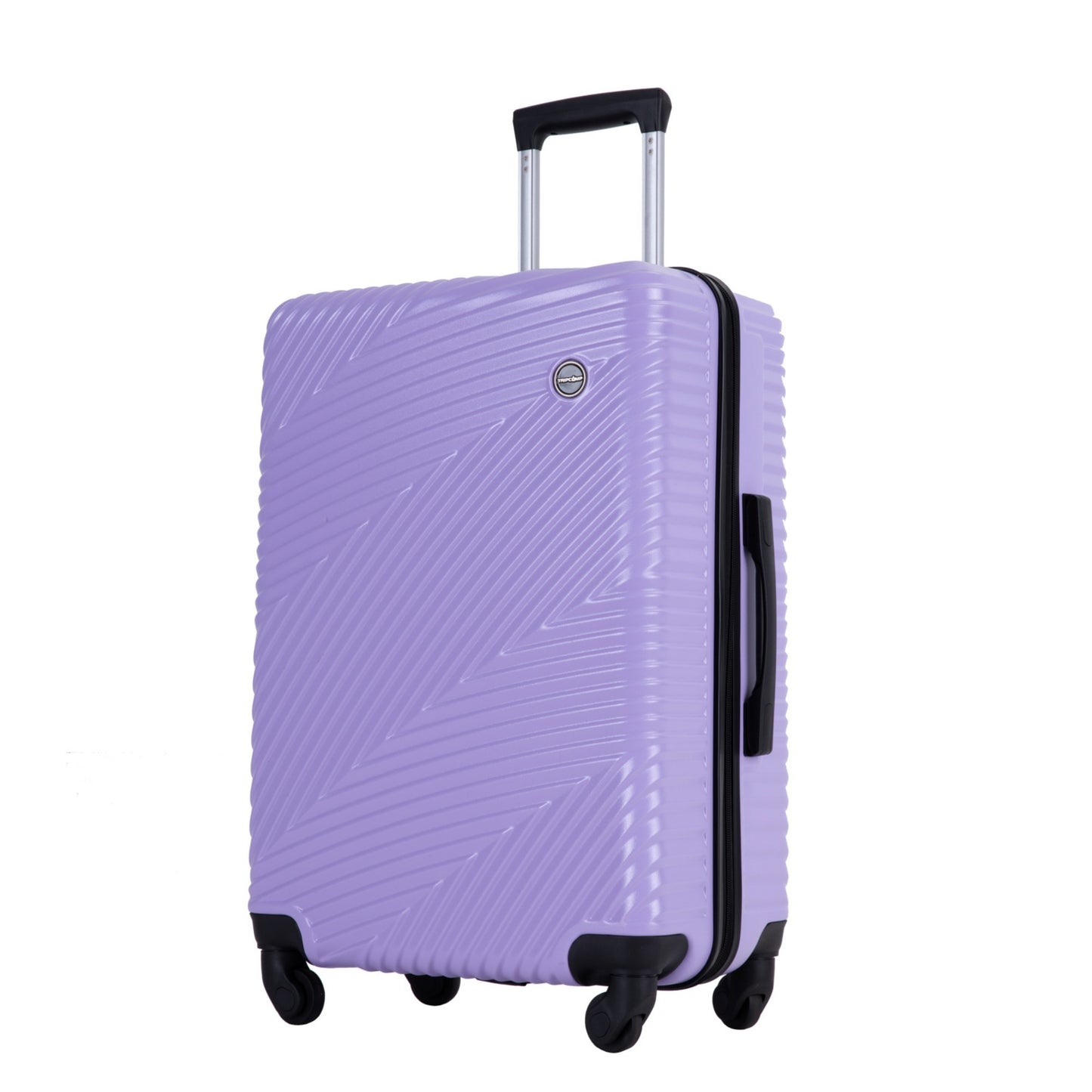 Jetera 3 - Piece Luggage Set – Light Purple PC+ABS Suitcases with Spinner Wheels & Travel Hooks (20/24/28") - JUSTLIVE NESTJUSTLIVE NEST