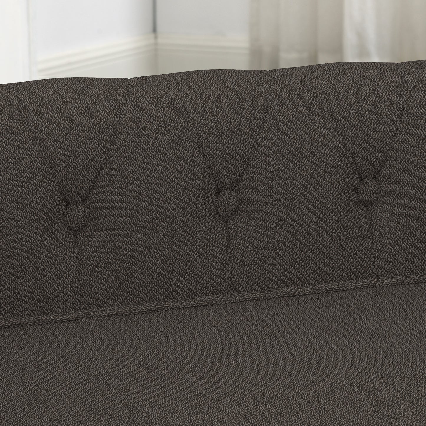 Kova Linen Pet Sofa – Dark Brown Elevated Bed for Small & Medium Dogs with Modern Frame - JUSTLIVE NESTJUSTLIVE NEST